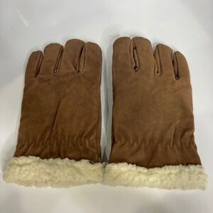 Wells Lamont Sherpa lined leather gloves brown men's size‎ XL winter work